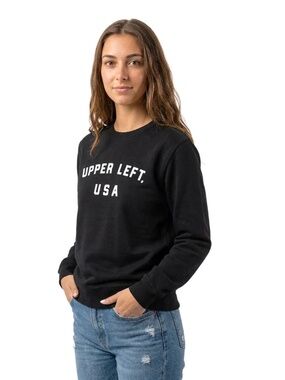 Upper Left, USA Crewneck